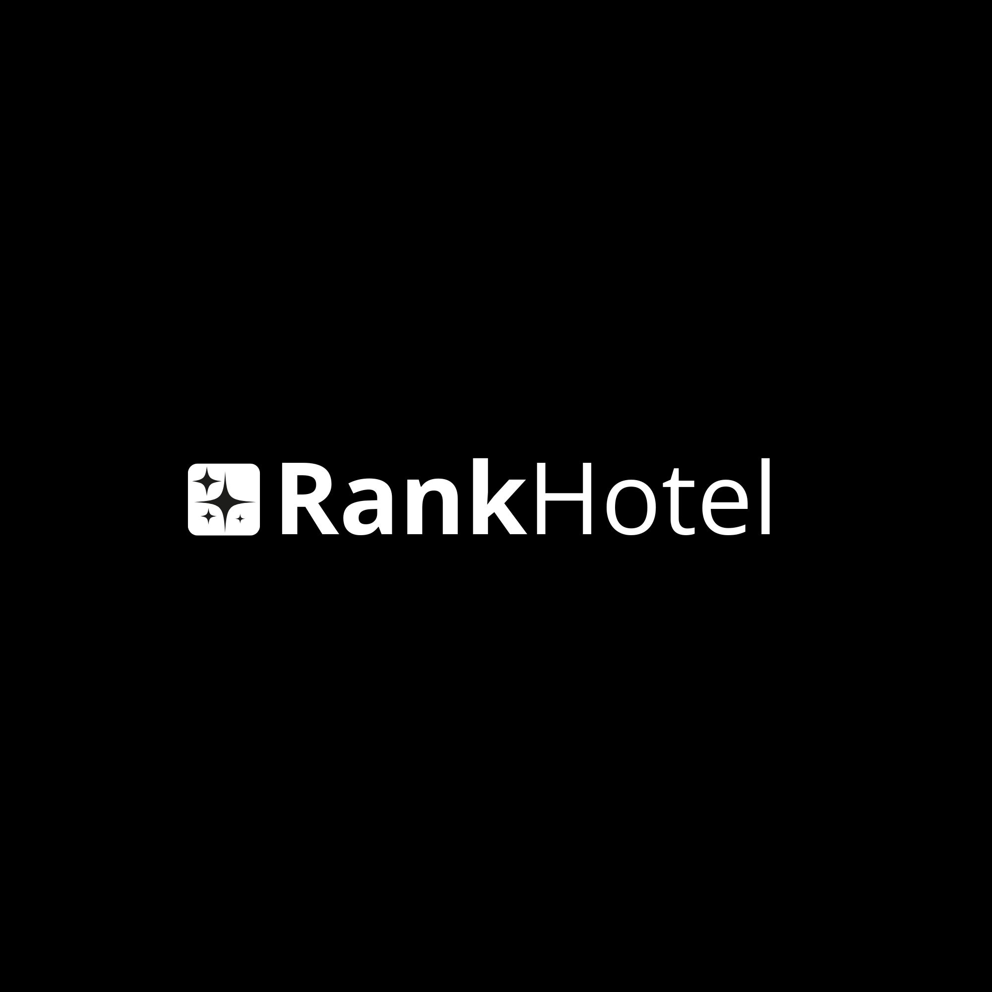 RankHotel.AI — logo su sfondo scuro